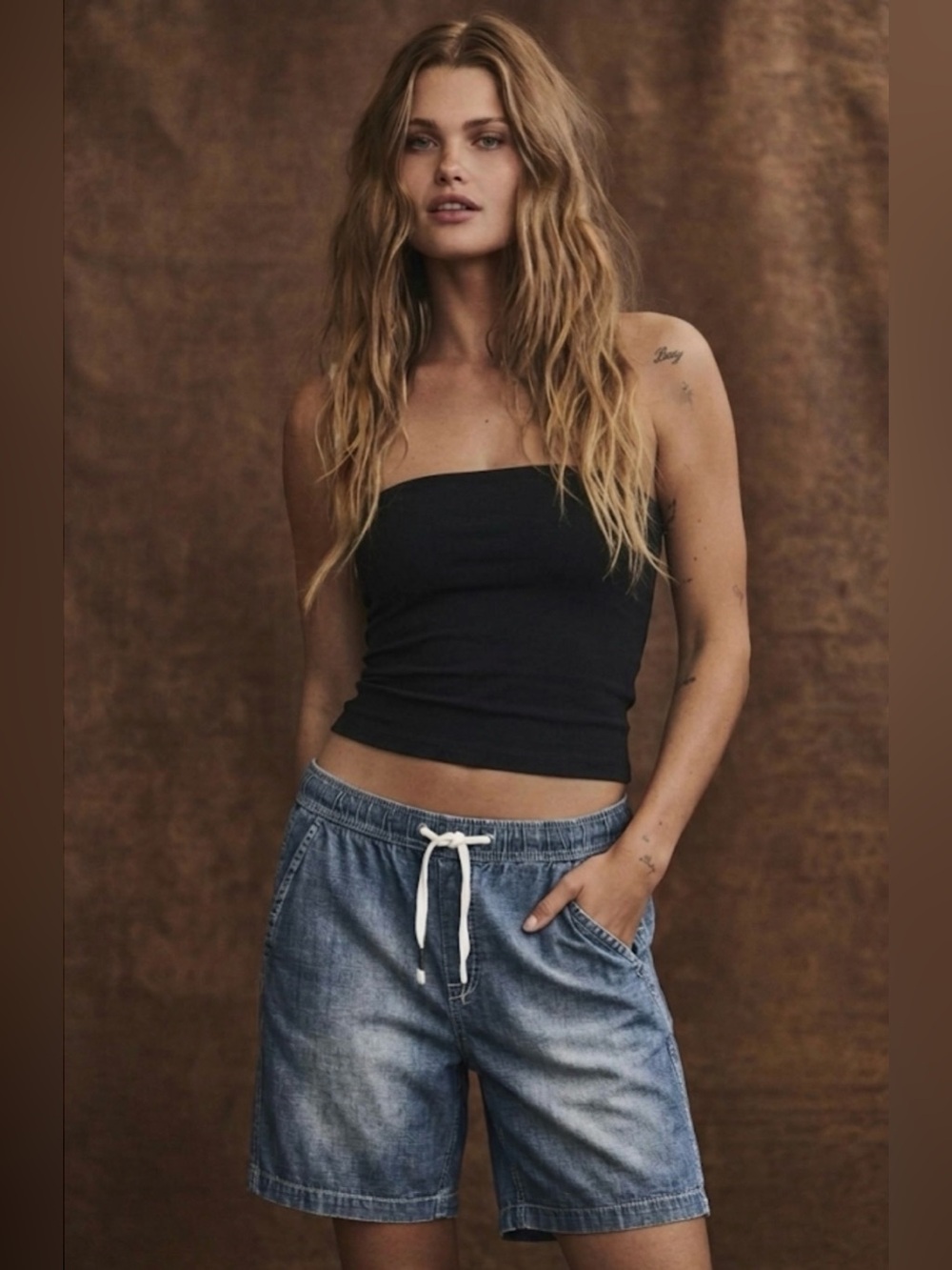 American Eagle Lightweight Denim Bermuda Shorts | XS NWOT